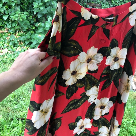 Dana Buchman silk skirt with pockets size 10 - Picture 3 of 6